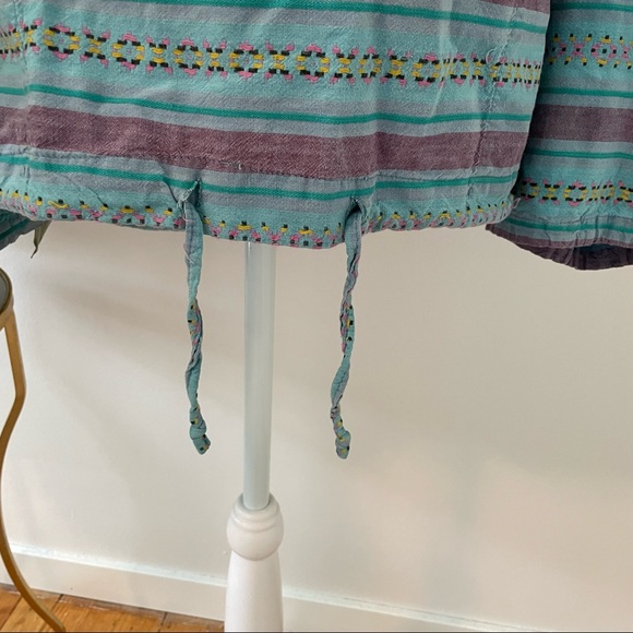 Vintage Blue and Purple Baja Hoodie - Picture 5 of 9